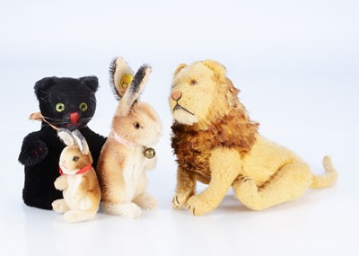 Lot 98 - Four Steiff post-war soft toy animals