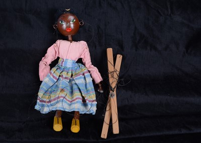 Lot 103 - A 1950s Pelham Puppets LS Range Black Girl