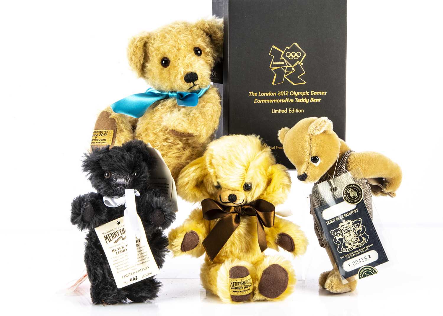 Lot 82 - Four Merrythought Teddy Bears