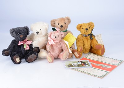 Lot 138 - Five limited edition Dean's Rag Book Co. teddy bears