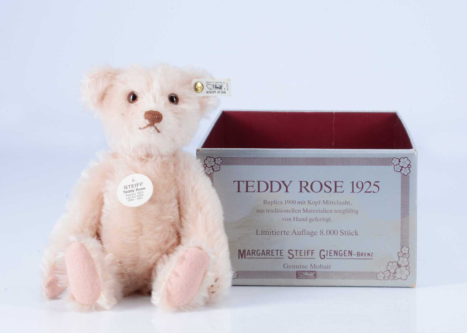 お値下げ⭐️Steiff Teddy Rose 1925 レプリカ 限定品 Lot 258 - A Steiff limited edition Teddy Rose 1925