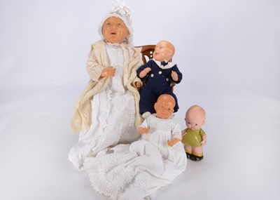 Lot 466 - Four celluloid dolls