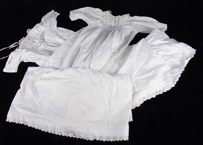 Lot 492 - Four children's Christening gowns
