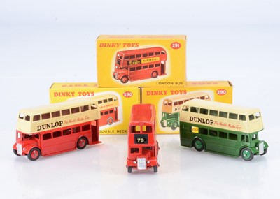 Lot 34 - Dinky Toys Double Decker Buses