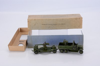Lot 66 - A Pre-War Dinky Toys 161 Mobile Anti-Aircraft Unit