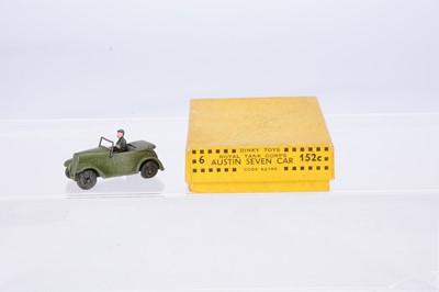 Lot 71 - A Dinky Toys Pre-War 152c Royal Tank Corps Austin Seven Car Trade Box