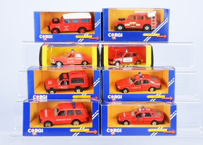 Lot 138 - 1980's Corgi Toys Fire Service Vehicles