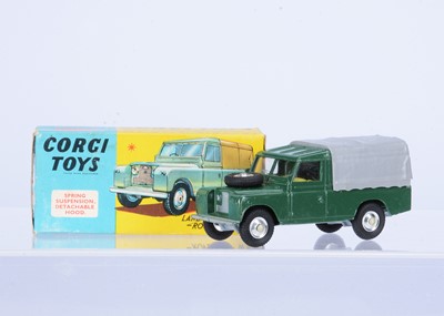 Lot 163 - A Corgi Toys 438 Land Rover 109" W.B