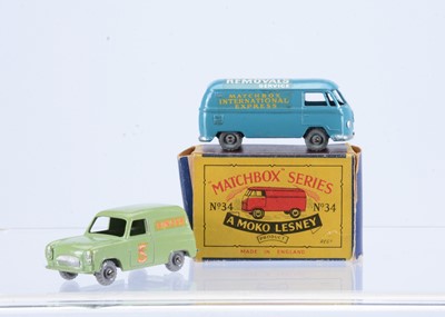 Lot 197 - A most unusual boxed Matchbox Lesney 34a Volkswagen Van  Model