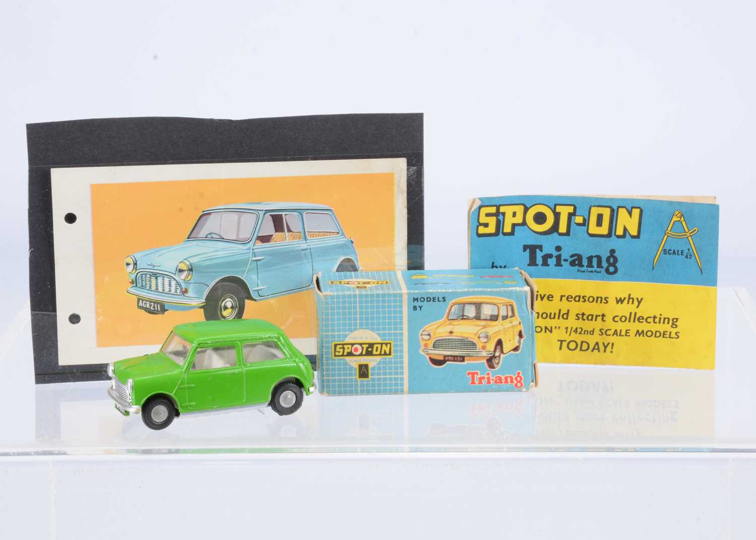 Lot 244 - A Scarce Boxed Tri-ang Spot-On No.211 Austin Seven Mini