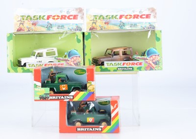 Lot 249 - Britains 1980's-90's Military Land Rovers