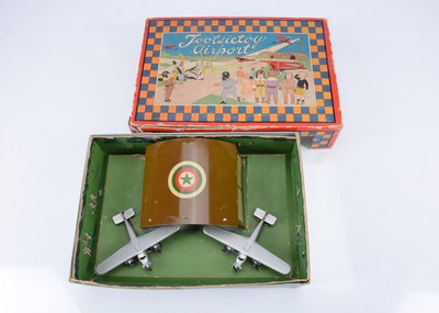 Lot 269 - A 1930's Tootsietoy Airport Set No.5100