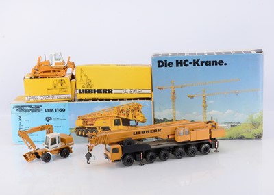 Lot 283 - 1:50 & 1:87 Scale 'Liebherr' Construction Models by Conrad