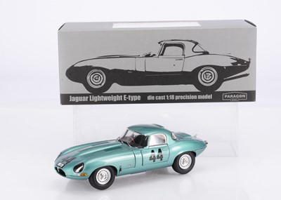 Lot 307 - A Paragon Models 1:18 Scale 1963 Jaguar Lightweight E-Type No.4 "Atkins 86 PJ"