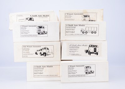 Lot 393 - A. Smith Auto Models 1:48 Scale White Metal Kits