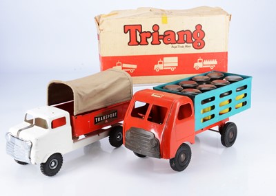 Lot 511 - Tri-ang Pressed Steel Trucks