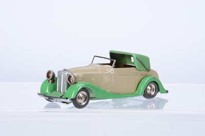 Lot 560 - A Tri-ang Minic Tinplate Clockwork 51ME Pre-War Electric Daimler Type Sedanca