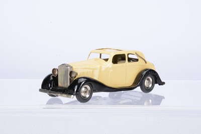 Lot 564 - A Tri-ang Minic Tinplate Clockwork 47M Post-War Rolls Type Sunshine Saloon