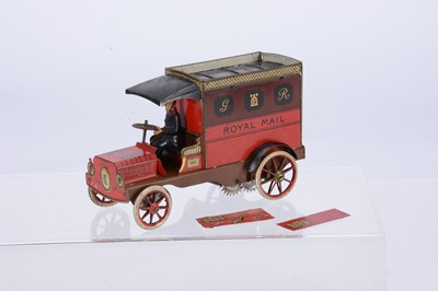 Lot 669 - A Scarce Lehmann Tinplate Clockwork 'Royal Mail' Van EPL 585