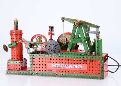 Lot 693 - A Meccano electric 'Heath Robinson Robinson'  Beam ' Engine