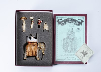Lot 748 - Britains The Delhi Durbar Range boxed 08956 Duke and Duchess of Connaught on State Elephant