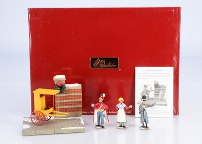 Lot 757 - William Britains Collectors Club 2010/2011 Winter Set 50022C 'A Spot of Mulled Wine' - 1815 54mm scale 5pce set