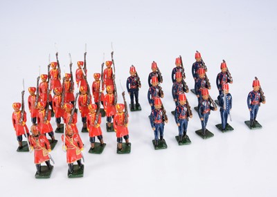 Lot 787 - Nostalgia loose 8pce sets comprising 2 X set N107 Bharatpur Infantry, India 1902 with additional OR