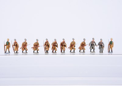 Lot 815 - Post WW2 Danish-made copies of Heyde Russian troops in Winter coats (12)