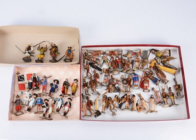 Lot 855 - A collection of mainly Stadden and Rose Miniatures 54mm military and Ancients figures painted to a good amateur standard