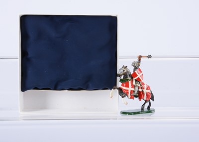 Lot 896 - Original Seywyn-Smith Miniatures F9305 Mounted with Mace Count of Savoy