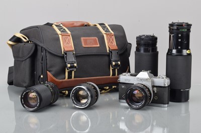 Lot 6 - A Group of Canon FD Lenses