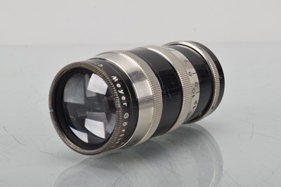 Lot 21 - A Hugo Meyer & Co. Gorlitz Trioplan 3 Inch f/2.8 Cine Lens