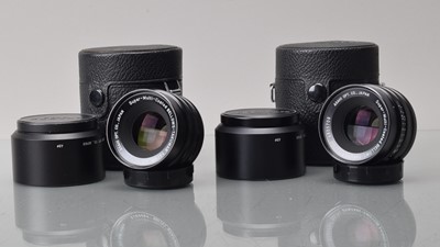 Lot 79 - Two Asahi Super Multi Coated Bellows 100mm f/4 Lenses