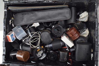Lot 89 - A Box of Pentax Accessories