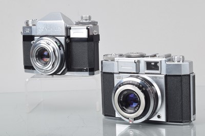 Lot 196 - Two Zeiss Ikon 35mm Cameras