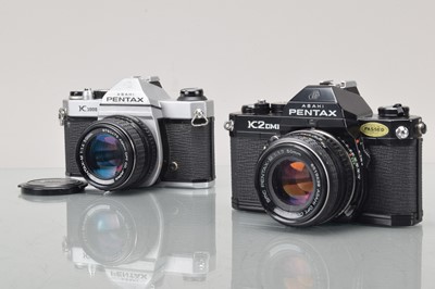 Lot 354 - Two Pentax SLR Cameras