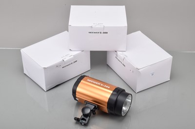 Lot 414 - Four Neewer C-300 Flash Heads