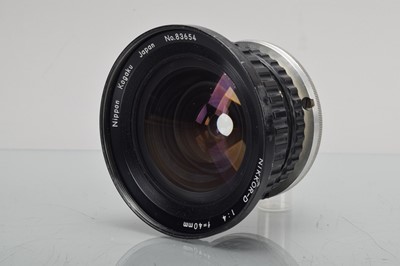 Lot 448 - A Nippon Kogaku Nikkor-D 40mm f/4 lens
