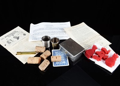 Lot 81 - A collection of five vintage magic tricks and props
