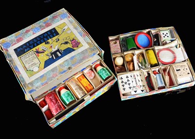Lot 121 - A late 19th Century or early 20th Century Maskelyne's magic box