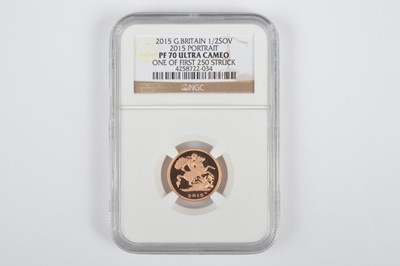 Lot 15 - An NGC graded Elizabeth II gold Half sovereign