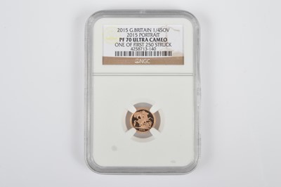 Lot 16 - An NGC graded Elizabeth II gold Quarter sovereign