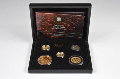 Lot 27 - An Elizabeth II Commemorative five gold coin set