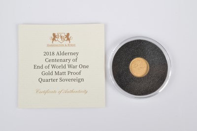 Lot 31 - An Elizabeth II Commemorative gold Quarter Sovereign coin