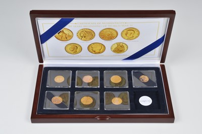 Lot 62 - A set of seven gold coins