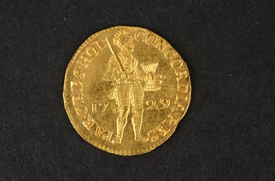 Lot 80 - A Netherlands 14ct Gold 1 Ducat coin
