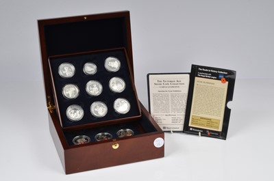 Lot 91 - Revised Description: A collection of eighteen Silver Proof world coins