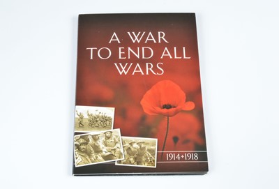Lot 103 - A modern London Mint Office A War TO End All Wars commemorative five coin set
