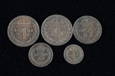 Lot 131 - Edward VII Maundy Coinage