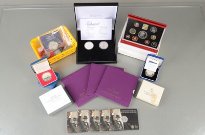 Lot 133 - A collection of British and World silver and silver proof coinage